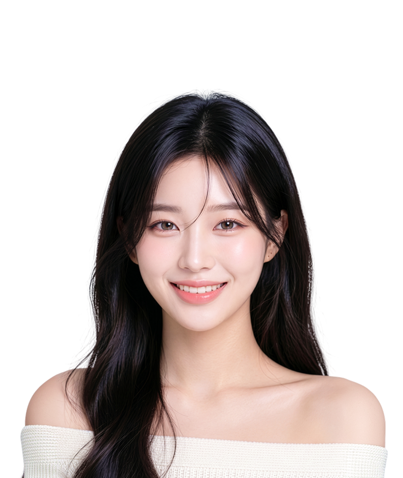 아름다운 입체감 모델 이미지